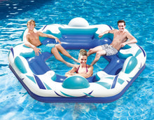 Load image into Gallery viewer, Summer Waves 114"x102"x25" 6 Person Party Pad