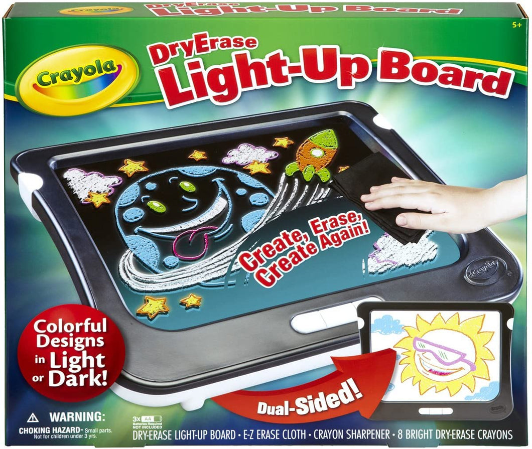 Crayola Dry Erase Light Up Board Drawing Set Age 5+