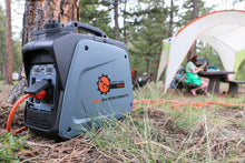 Load image into Gallery viewer, Dirty Hand Tools 104609 800W Inverter Generator - Gas Powered, 120V Outlets x21, USB x1, DC x1