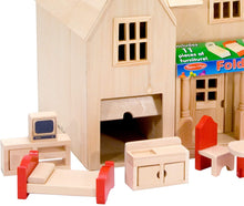 Load image into Gallery viewer, Melissa &amp; Doug Fold &amp; Go Dollhouse