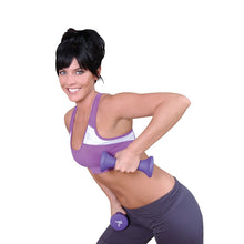 Load image into Gallery viewer, Tone Fitness 20-Pound Hourglass Dumbbell Set | Weight Set