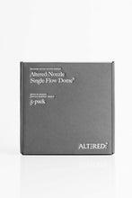 Load image into Gallery viewer, ALTERED Stainless Steel Chrome Nozzle Single Flow Dome 5-pack, 96% Less Water Universal Fitting with Adapters for Most Taps (Standard Size)