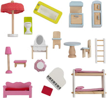 Load image into Gallery viewer, KidKraft Chelsea Doll Cottage with Furniture