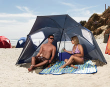 Load image into Gallery viewer, Sport-Brella Super-Brella SPF 50+ Sun and Rain Canopy Umbrella for Beach and Sports Events (8-Foot, Blue)