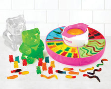 Load image into Gallery viewer, Nostalgia Electric Giant Gummy Bear, Fish and Worm Maker Try with your own CBD Oil, Pink