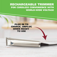 Load image into Gallery viewer, Wahl Clipper Stainless Steel Lithium Ion Plus Beard Trimmers for Men, Hair Clippers and Shavers, Nose Ear Trimmers, Rechargeable All in One Men&#39;s Grooming Kit, by the Brand used by Professionals #9818