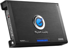 Load image into Gallery viewer, Planet Audio AC2000.2 2 Channel Car Amplifier - 2000 Watts, Full Range, Class A-B, 2-4 Ohm Stable, Mosfet Power Supply, Bridgeable