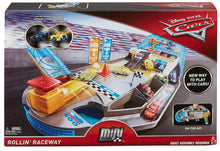 Load image into Gallery viewer, Disney Pixar Cars Mini Racers Rollin’ Raceway Playset