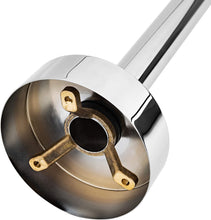 Load image into Gallery viewer, AKDY 47&quot; Multi-Function Brass Made Chrome Finish Floor Mount Tub Filler w/Handheld Shower Wand Bathroom Faucet