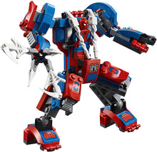 Load image into Gallery viewer, LEGO Super Heroes Marvel Spider Mech Vs. Venom 76115 Action Toy Building Kit with Web Shooter and Gripping Toy Claw Includes Spider-Man Minifigures Venom and Ghost Spider (604 Pieces)