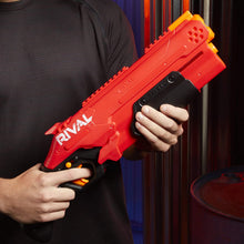 Load image into Gallery viewer, NERF Rival Takedown XX-800 Blaster -- Pump Action, Breech-Load, 8-Round Capacity, 90 FPS, 8 Official Rival Rounds -- Team Red