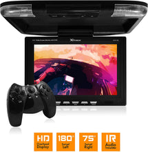 Load image into Gallery viewer, XO Vision GX2156B 12.2-Inch Wide Screen Overhead Monitor with Built-in DVD Player and HDMI Input (Black)