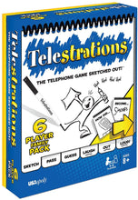 Load image into Gallery viewer, USAOPOLY Telestrations Original 6 Player | Family Board Game | A Fun Family Game for Kids and Adults | Family Game Night Just Got Better | The Telephone Game Sketched Out