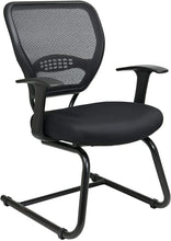 Load image into Gallery viewer, Office Star Space Collection: Air Grid Back Guest Chair with Fabric Seat and Cantilever Base