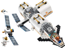 Load image into Gallery viewer, LEGO City Space Lunar Space Station 60227 Space Station Building Set with Toy Shuttle, Detachable Satellite and Astronaut Minifigures, Popular Space Gift (412 Pieces)