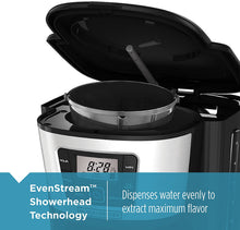 Load image into Gallery viewer, BLACK+DECKER 12-Cup Thermal Coffeemaker, Black/Silver, CM2035B