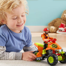 Load image into Gallery viewer, Fisher-Price Rescue Heroes Forrest Fuego &amp; Fire Tracker, Vehicle and Figure Set