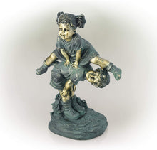 Load image into Gallery viewer, Alpine Corporation GXT260 Statue, 20&quot; x 11&quot; x 26&quot;, Bronze