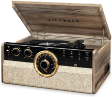Load image into Gallery viewer, Victrola 6-in-1 Wood Bluetooth Mid Century Record Player