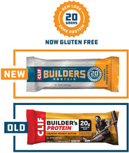 Load image into Gallery viewer, Clif Builders - Protein Bars - 20g Protein (2.4 Ounce, 12 Count) (Now Gluten Free)