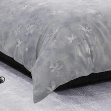 Load image into Gallery viewer, Vera Wang Ghost Flower Duvet Cover, Queen, Blue Lavender