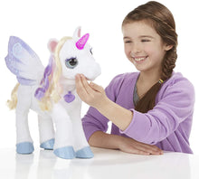 Load image into Gallery viewer, furReal StarLily, My Magical Unicorn Interactive Plush Pet Toy, Light-up Horn, Ages 4 and Up(Amazon Exclusive)