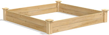 Load image into Gallery viewer, Greenes Fence Raised Garden Bed, 48&quot; L x 48&quot; W x 7&quot; H, Cedar
