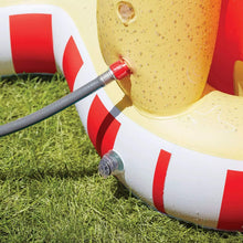 Load image into Gallery viewer, Member's Mark Inflatable Pool &amp; Slide with Sprinkler Arch Over 5 ft Tall (Sand Castte)