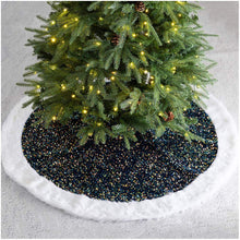 Load image into Gallery viewer, Glitzhome Christmas Tree Skirt 48&quot; D Tree Skirts for Xmas Holiday Decorations Tree Ornaments