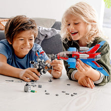 Load image into Gallery viewer, LEGO Marvel Spider-Man Spider-Jet vs Venom Mech 76150 Superhero Gift for Kids with Minifigures, Mech and Plane, New 2020 (371 Pieces)