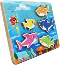 Load image into Gallery viewer, Pinkfong Baby Shark Chunky Wood Sound Puzzle - Plays Baby Shark Song