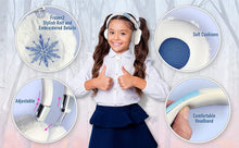 Load image into Gallery viewer, Disney Frozen 2 Kids Headphones Fashion with Built in Microphone, Stream Audio Playback Disney Plus, Anna Elsa Adjustable Kids Headband Home Travel or Toys , Compatible with Apple Samsung Tablets