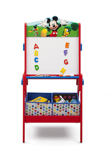Easel with Dry Erase Board and Magnetic Letters