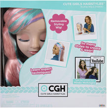 Load image into Gallery viewer, CGH Cute Girls Hairstyles! Wig with Styling Head
