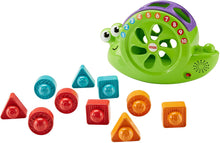 Load image into Gallery viewer, Fisher-Price Rock &#39;n Sort Snail Pail