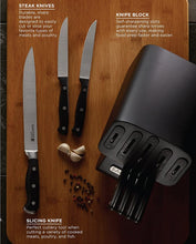 Load image into Gallery viewer, Sabatier 5236954 Stainless Steel Hollow Handle Edgekeeper Knife Block Set 16-Peice Bamboo