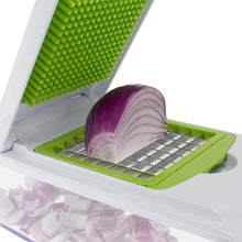 Load image into Gallery viewer, Freshware KT-405 4-in-1 Onion Chopper, Vegetable Slicer, Fruit and Cheese Cutter Container with Storage Lid