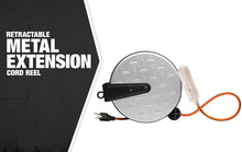 Load image into Gallery viewer, Designers Edge Metal Extension Cord Reel
