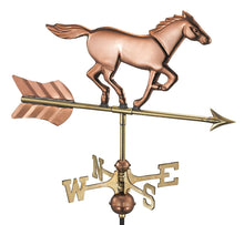 Load image into Gallery viewer, Good Directions 801PG Horse Garden Weathervane, Polished Copper with Garden Pole