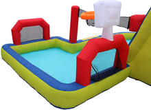 Load image into Gallery viewer, BANZAI Inflatable Water Park with Slide and Pool