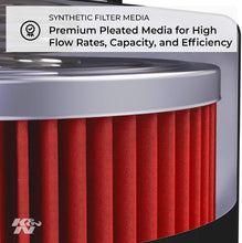 Load image into Gallery viewer, K&amp;N Motorcycle Oil Filter: High Performance, Premium, Designed to be used with Synthetic or Conventional Oils: Fits Select Harely Davidson Motorcycles, KN-170C