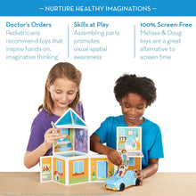 Load image into Gallery viewer, Melissa &amp; Doug Magnetivity Magnetic Building Play Set – Our House with Vehicle (100Piece)