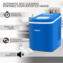 Load image into Gallery viewer, Igloo Automatic Self-Cleaning Portable Electric Countertop Ice Maker Machine
