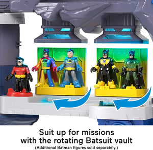 Fisher-Price Imaginext DC Super Friends Super Surround Batcave, interactive Batman playset with lights, sounds and 5 exclusive figures