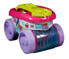 Load image into Gallery viewer, Mega Bloks Block Scooping Wagon Building Set Pink