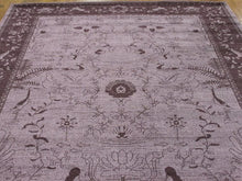 Load image into Gallery viewer, Unique Loom La Jolla Collection Tone-on-Tone Traditional Purple Area Rug (7' 0 x 10' 0)