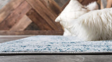 Load image into Gallery viewer, Unique Loom 3134066 Area Rug, 2' x 7' Runner, Light Blue