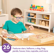 Load image into Gallery viewer, Melissa &amp; Doug Wooden Favorite Things Stamp Set