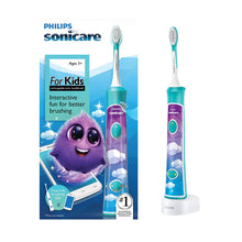 Load image into Gallery viewer, Philips Sonicare for Kids Bluetooth Connected Rechargeable Electric Toothbrush, HX6321/02