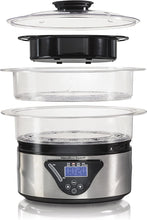 Load image into Gallery viewer, Hamilton Beach 37530C Digital Steamer, 5.5 quart, Multicolor